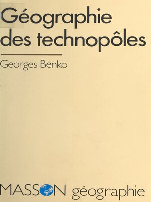 cover image of Géographie des technopôles